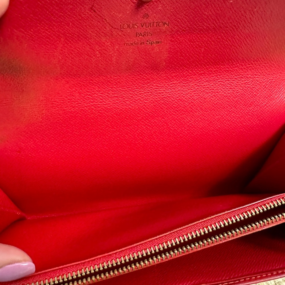 AUTHENTIC Louis Vuitton Red Epi Leather Wallet - Picture 6 of 11